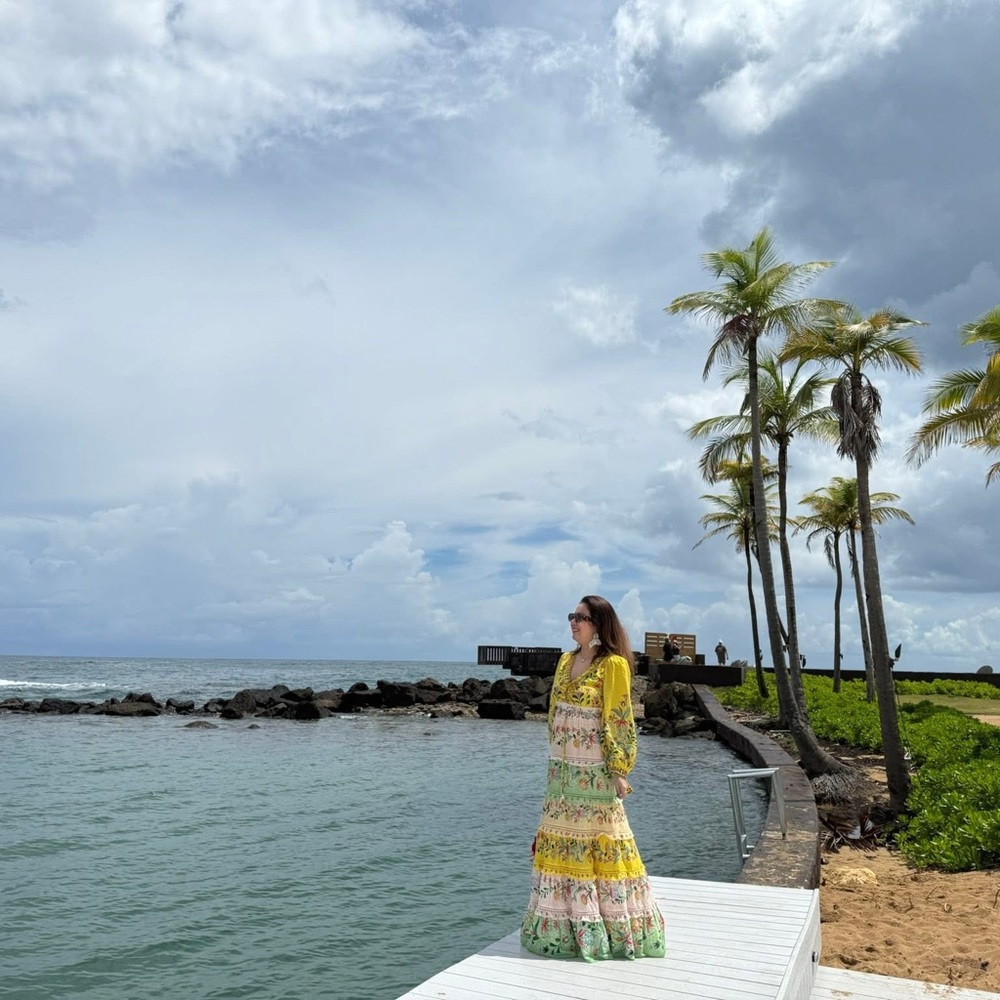 FARM Rio Vibrant Yellow Floral Maxi Dress - Picture 4 of 10